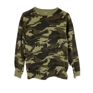 Faded Glory Kid’s Long Sleeve Camo Tee